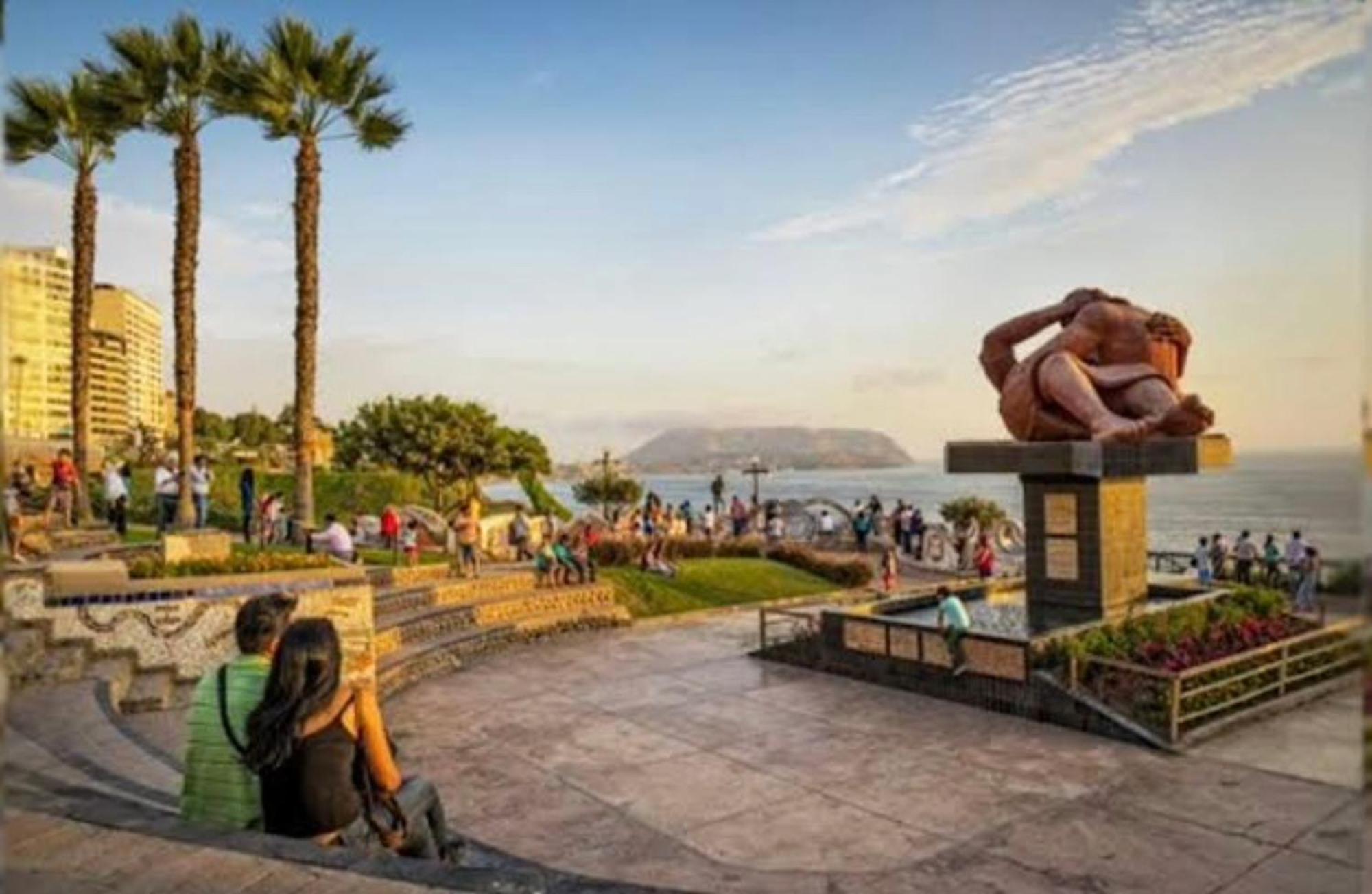 Departamento Miraflores Larcomar Con Terraza Lima Dış mekan fotoğraf